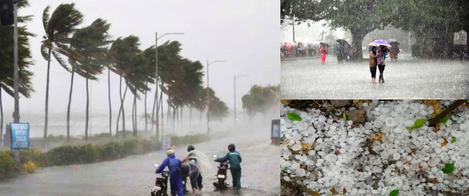 দেশের কয়েক জেলায় হতে পারে দমকা হাওয়া ও বজ্রসহ শিলাবৃষ্টি