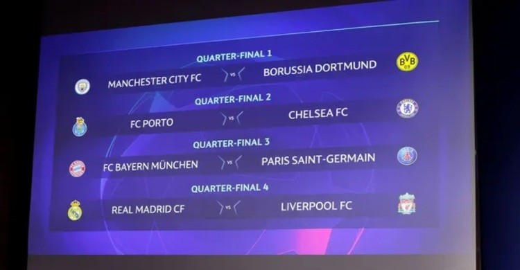 Champions League draw: Real vs Liverpool, Bayern vs PSG