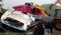 7 dead, 25 injured as bus collides with...