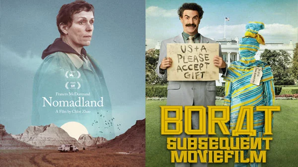 Nomadland, Borat triumph 78th Golden Globe