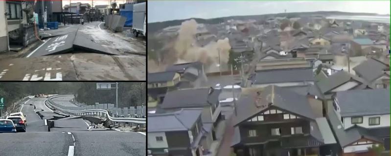Japan is devastated by repeated earthquakes and tsunamis