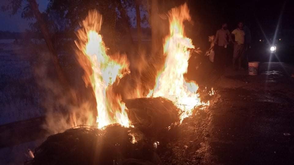 নাগরপুরে ২ লক্ষ ১১ হাজার টাকার নিষিদ্ধ চায়না জাল ধ্বংস