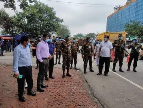 গজারিয়ায় কঠোর লকডাউনের ৭ম দিনেও সক্রিয় প্রশাসন