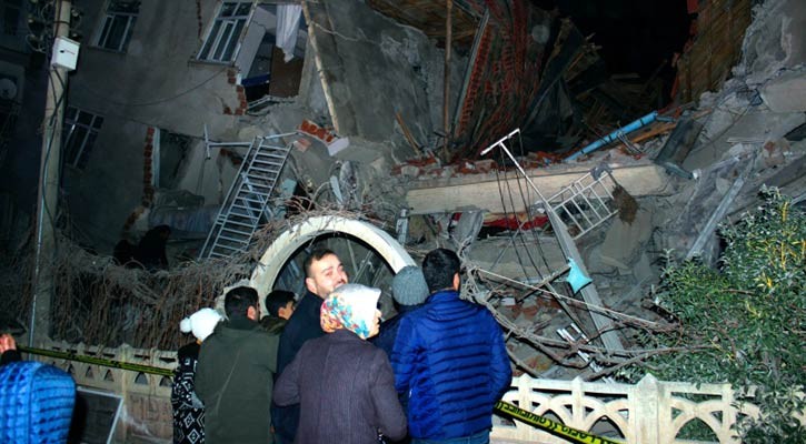 Turkey earthquake: 18 dead as buildings collapse