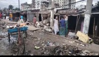 Eviction work started in Chanmari slum of Narayanganj