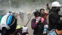Shots fired at Myanmar protests after wa...