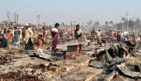 11 deaths reported in Rohingya camp fire