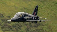British Royal Navy jet Hawk crashes in Cornwall